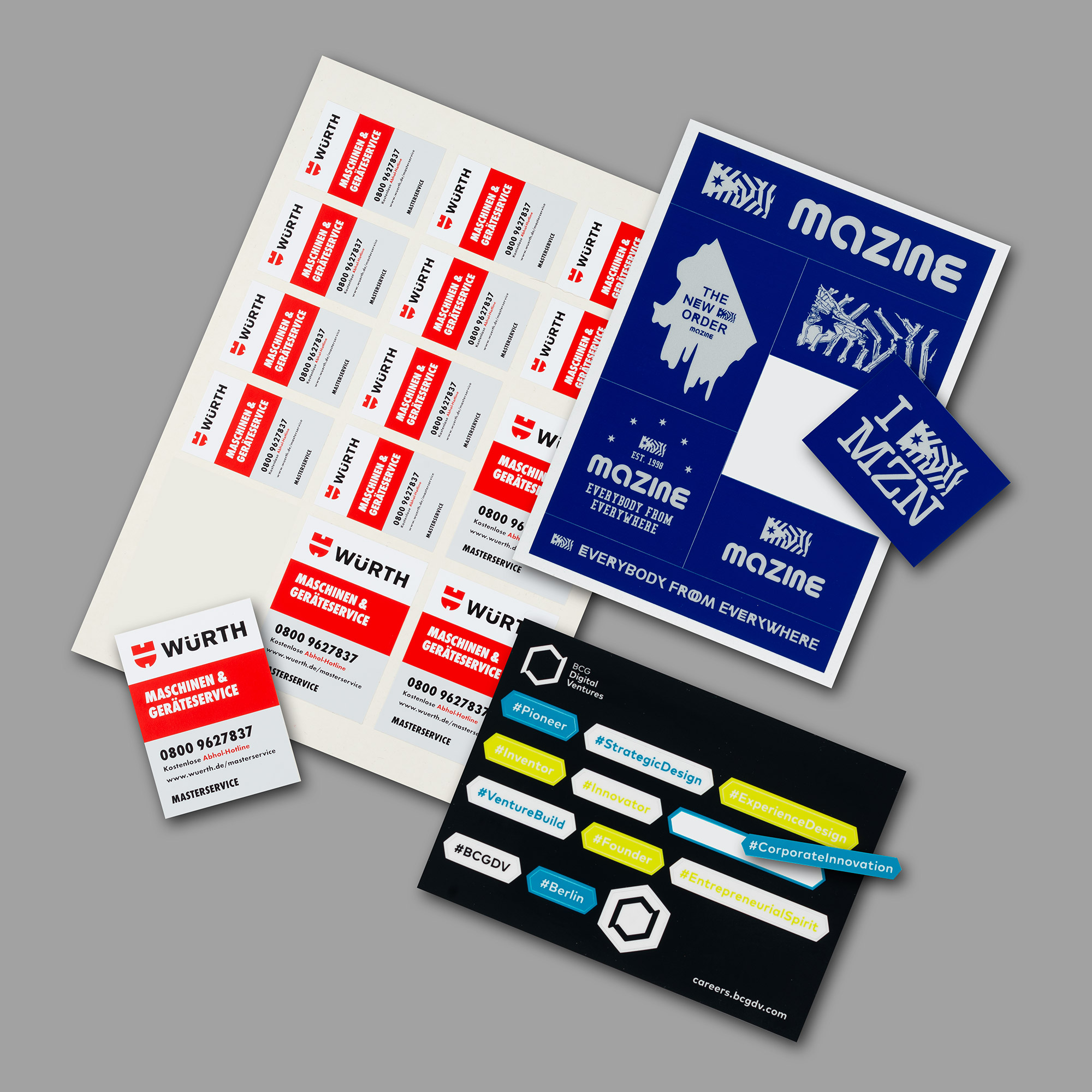 Stickerbogen Stickerbogen