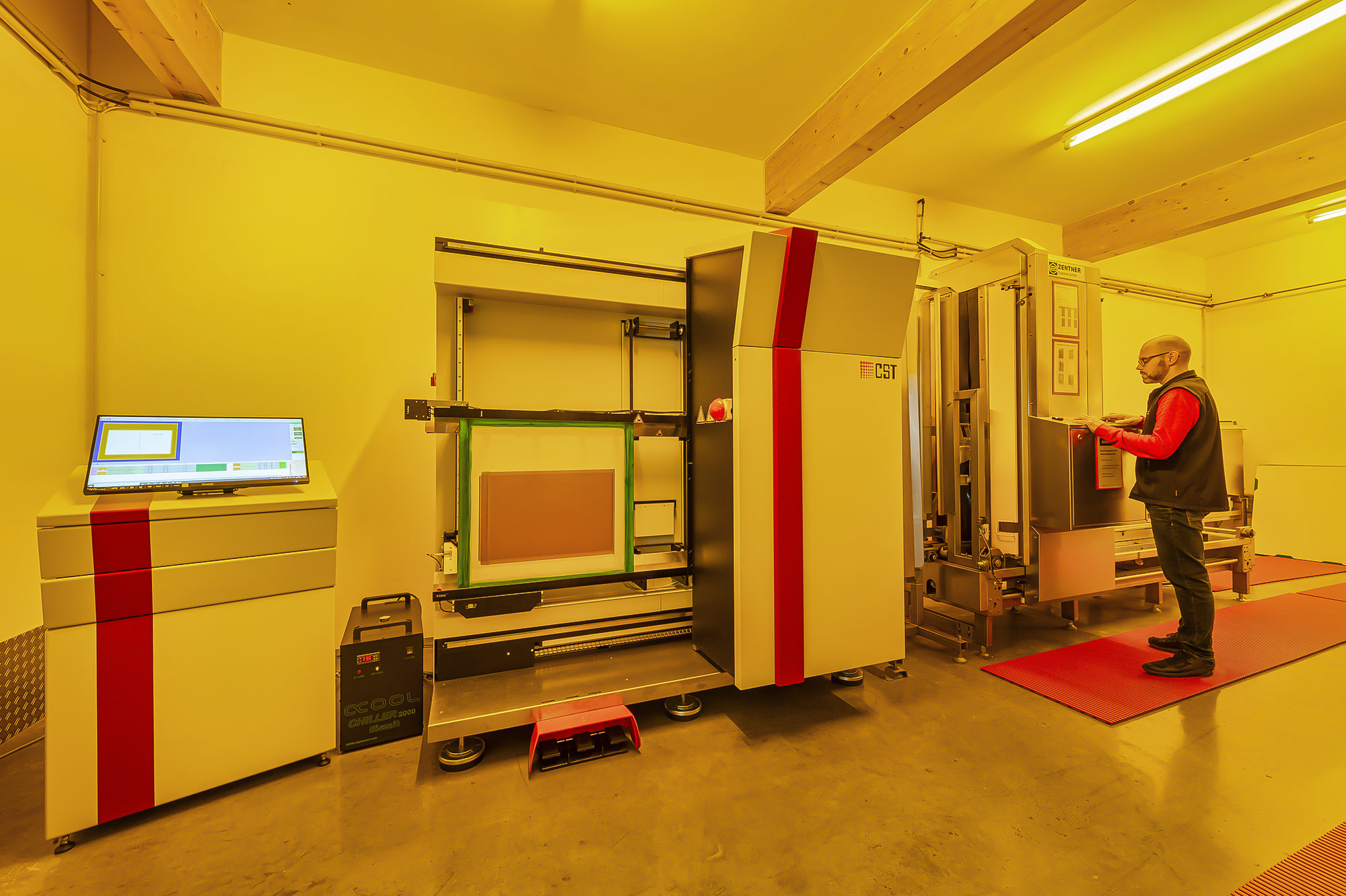 Computer-to-Screen Anlage der neuesten Generation Computer-to-Screen Anlage der neuesten Generation